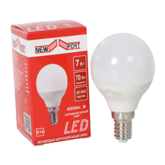 ნათურაT11 G45-7W-4000K E14 RA80-IC